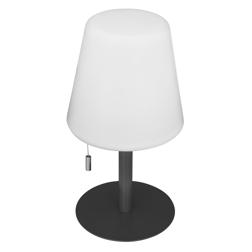 Atmosphera - LED RGBW Uppladdningsbar utomhus bordslampa ZACK LED/3,7V 1200 mAh IP44 svart