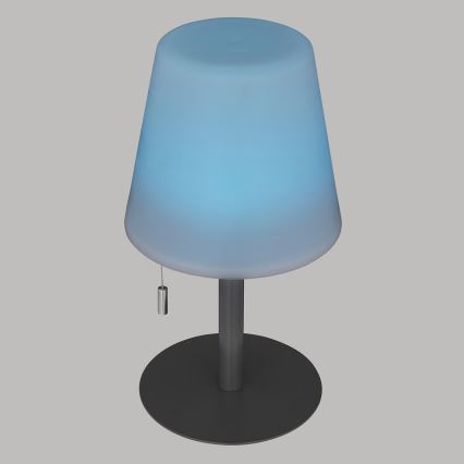 Atmosphera - LED RGBW Uppladdningsbar utomhus bordslampa ZACK LED/3,7V 1200 mAh IP44 svart