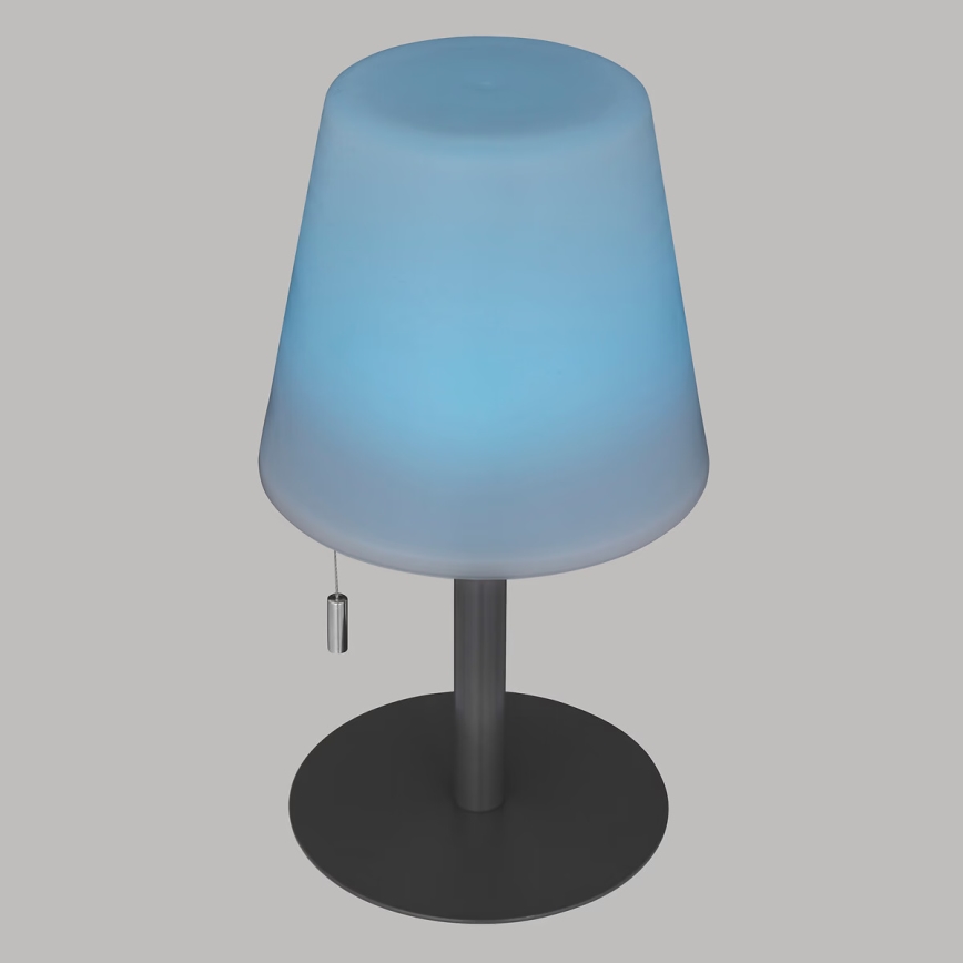 Atmosphera - LED RGBW Uppladdningsbar utomhus bordslampa ZACK LED/3,7V 1200 mAh IP44 svart