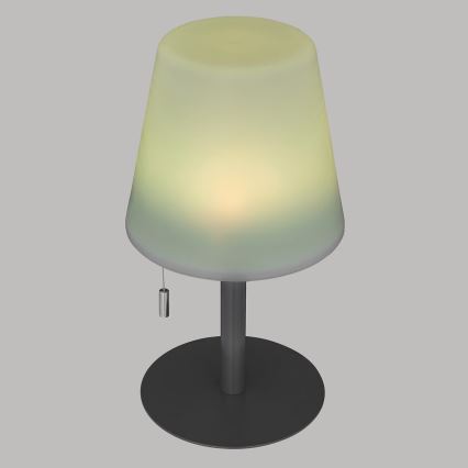 Atmosphera - LED RGBW Uppladdningsbar utomhus bordslampa ZACK LED/3,7V 1200 mAh IP44 svart