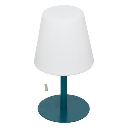 Atmosphera - LED RGBW Uppladdningsbar utomhus bordslampa ZACK LED/3,7V 1200 mAh IP44 turkos