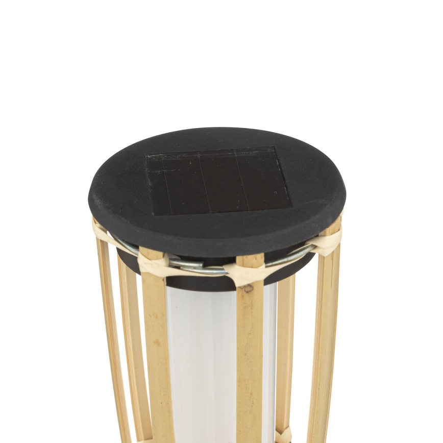 Atmosphera - LED solcellslampa MACEO LED/1,2V 300 mAh IP44 bambu