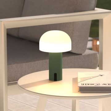 Atmosphera - LED Uppladdningsbar utomhus beröring bordslampa JANY LED/3,7V 22 cm 2200 mAh IP44 grön