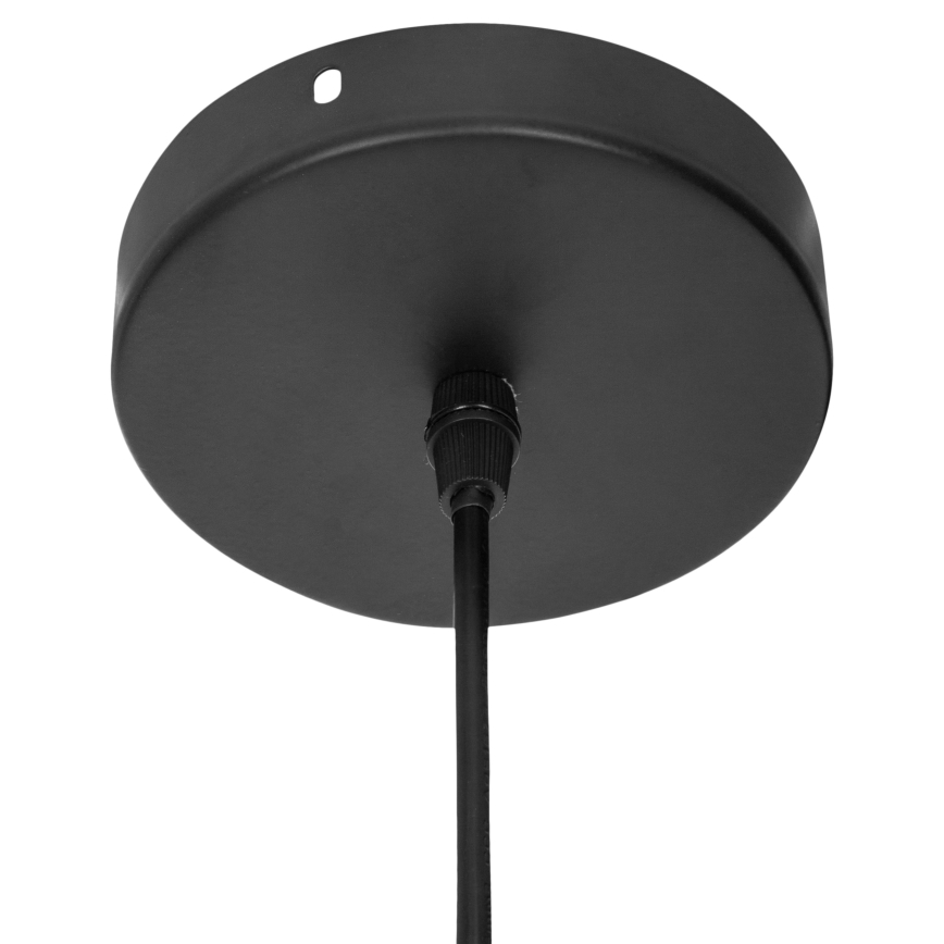 Atmosphera - Ljuskrona med textilsladd AMY 1xE27/40W/230V bambu