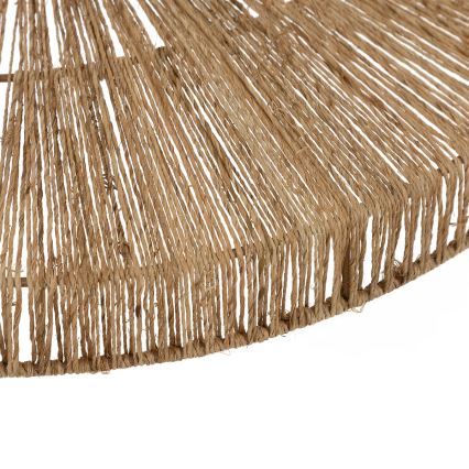 Atmosphera - Ljuskrona med textilsladd BELLAMY 1xE27/40W/230V jute