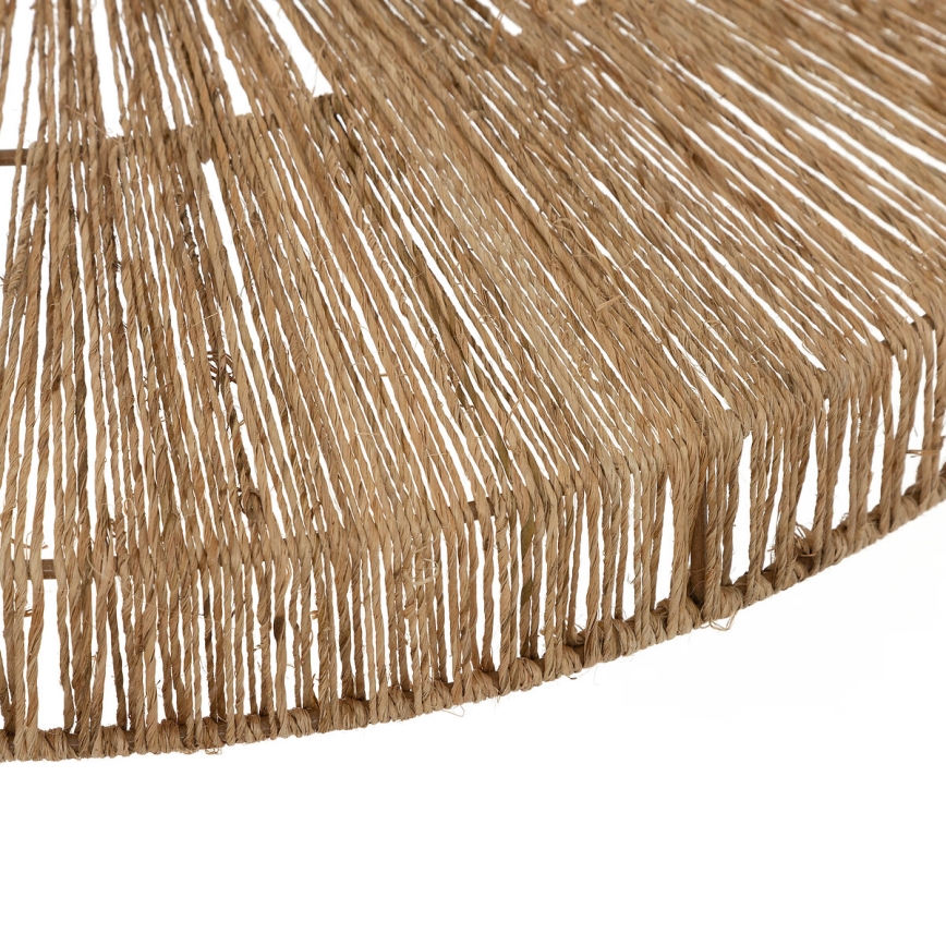 Atmosphera - Ljuskrona med textilsladd BELLAMY 1xE27/40W/230V jute