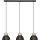 Atmosphera - Ljuskrona med textilsladd DESY 1xE27/40W/230V tall