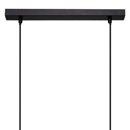 Atmosphera - Ljuskrona med textilsladd JAKE 5xE27/40W/230V tall