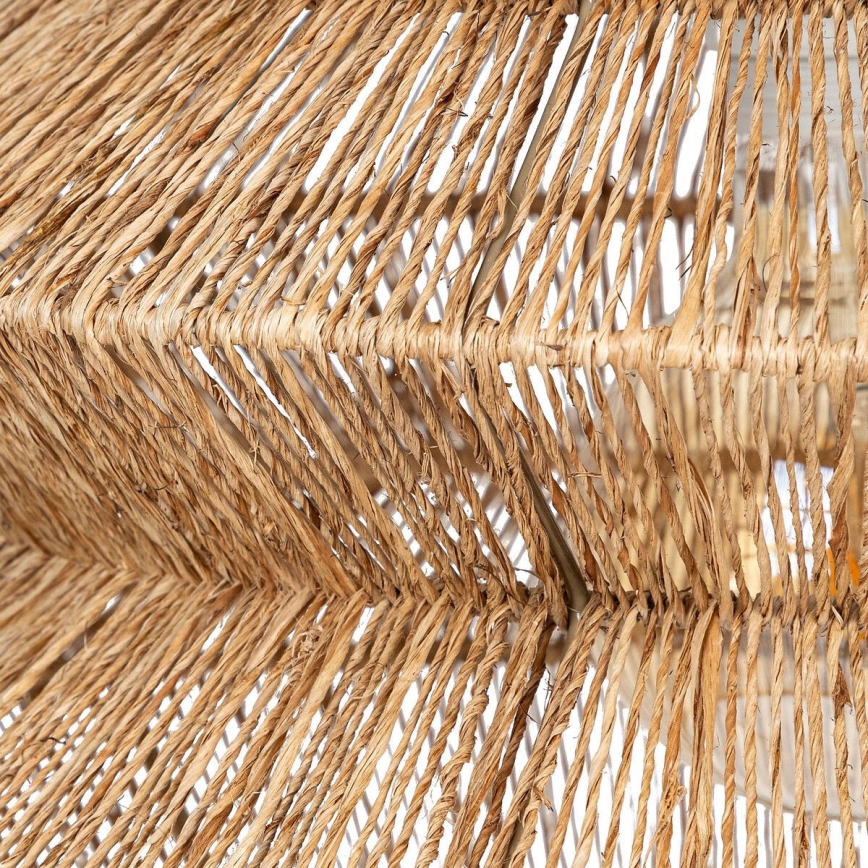 Atmosphera - Ljuskrona med textilsladd LIZA 1xE27/40W/230V jute
