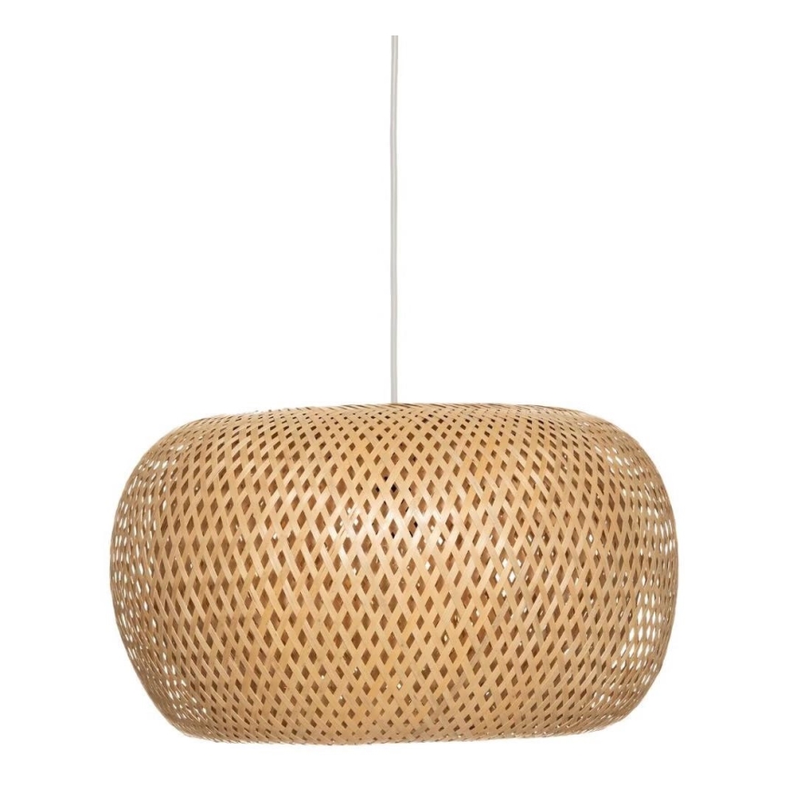 Atmosphera - Ljuskrona med textilsladd NAM 1xE27/40W/230V bambu