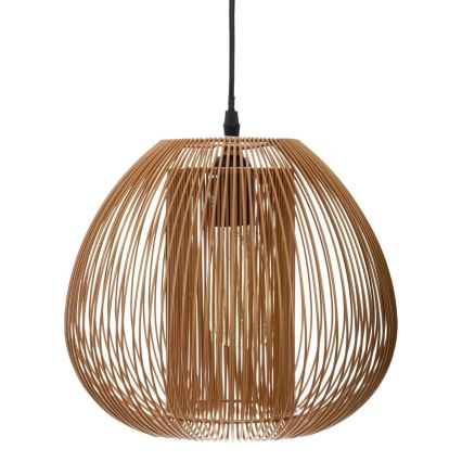Atmosphera - Ljuskrona med textilsladd NODA 1xE27/40W/230V koppar