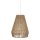 Atmosphera - Ljuskrona med textilsladd PALM 1xE27/40W/230V jute