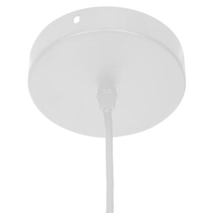Atmosphera - Ljuskrona med textilsladd PALM 1xE27/40W/230V jute