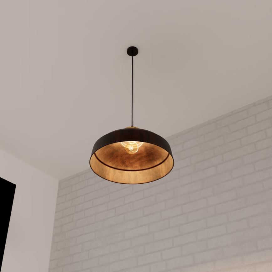 Atmosphera - Ljuskrona med textilsladd PRAO 1xE27/40W/230V
