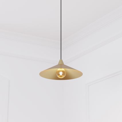 Atmosphera - Ljuskrona med textilsladd ROSIE 1xE27/40W/230V
