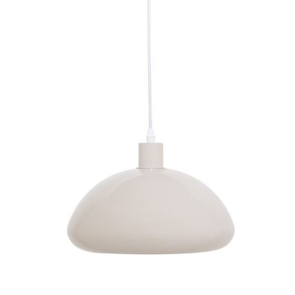 Atmosphera - Ljuskrona med textilsladd SAVIO 1xE27/40W/230V beige