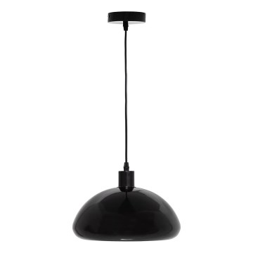 Atmosphera - Ljuskrona med textilsladd SAVIO 1xE27/40W/230V svart