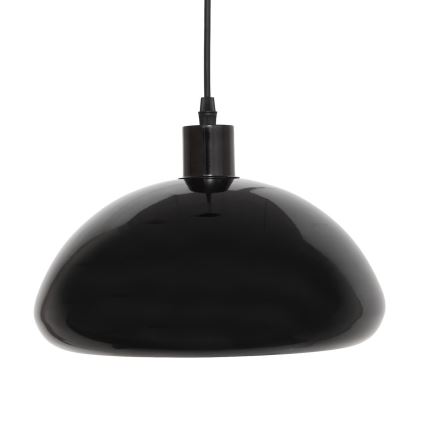 Atmosphera - Ljuskrona med textilsladd SAVIO 1xE27/40W/230V svart