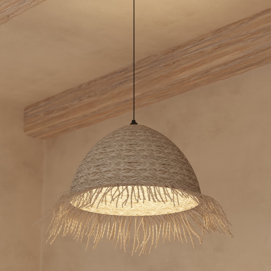 Atmosphera - Ljuskrona med textilsladd SEA VIEW 1xE27/40W/230V vass