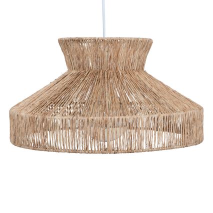 Atmosphera - Ljuskrona med textilsladd ZELIA 1xE27/40W/230V jute