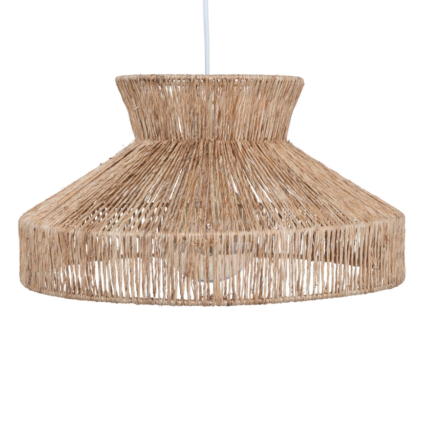 Atmosphera - Ljuskrona med textilsladd ZELIA 1xE27/40W/230V jute