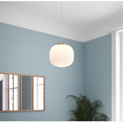 Atmosphera - Pendellampa med sladd TRAVIS 1xE27/25W/230V furu