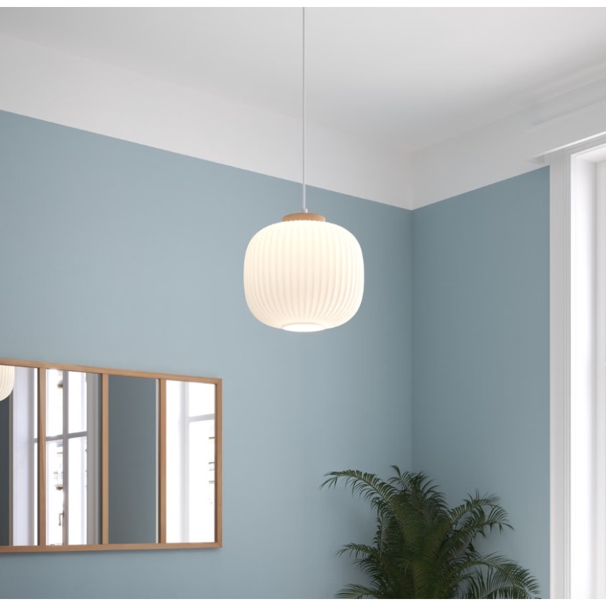 Atmosphera - Pendellampa med sladd TRAVIS 1xE27/25W/230V furu