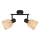 Atmosphera - Spotlampa LIO 2xE27/25W/230V bambu
