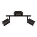 Atmosphera - Spotlampa VICO 2xGU10/25W/230V svart