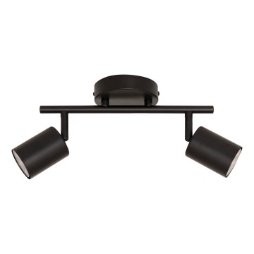 Atmosphera - Spotlampa VICO 2xGU10/25W/230V svart