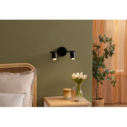 Atmosphera - Spotlampa VICO 2xGU10/25W/230V svart