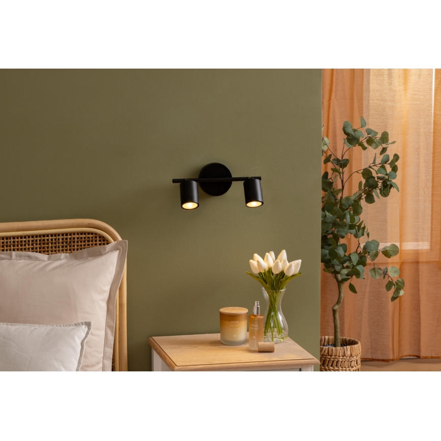 Atmosphera - Spotlampa VICO 2xGU10/25W/230V svart