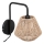 Atmosphera - Vägglampa JILY 1xE27/40W/230V jute