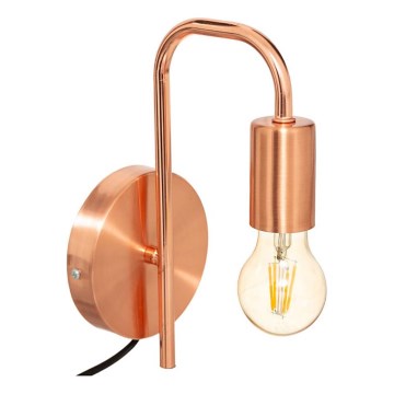 Atmosphera - Vägglampa KELI 1xE27/40W/230V koppar