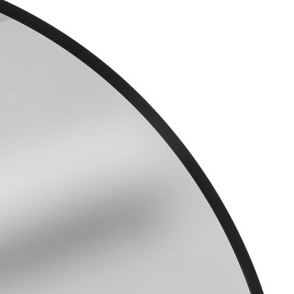 Atmosphera - Väggspegel ALICE diameter 70 cm svart