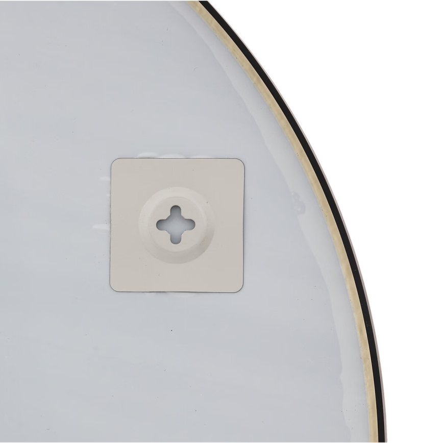 Atmosphera - Väggspegel ALICE diameter 70 cm svart