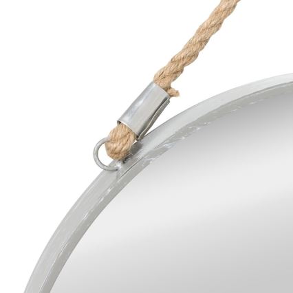 Atmosphera - Väggspegel EDEN diameter 38 cm silver