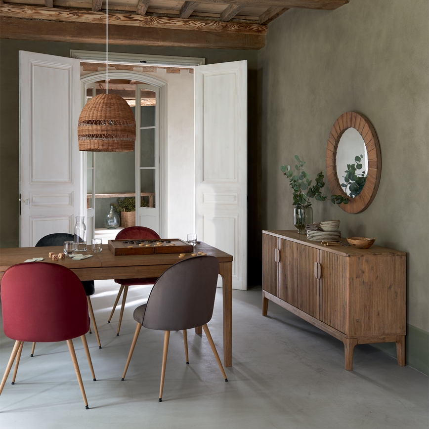 Atmosphera - Väggspegel PAMELA diameter 83 cm gran