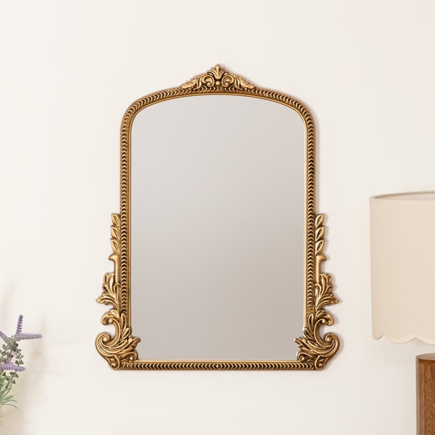 Atmosphera - Väggspegel VICTORIA 51x41 cm guld