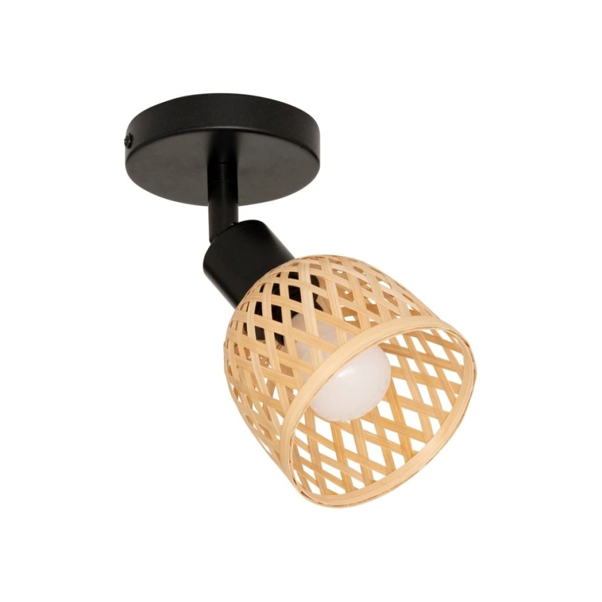 Atmosphera - Väggspotlight LIO 1xE27/25W/230V bambu