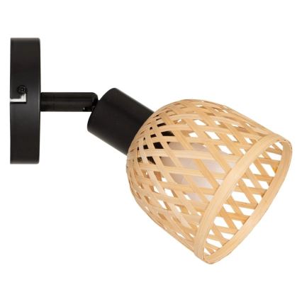 Atmosphera - Väggspotlight LIO 1xE27/25W/230V bambu