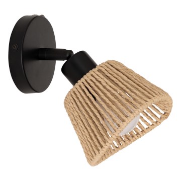 Atmosphera - Väggspotlight MYHA 1xE14/25W/230V jute