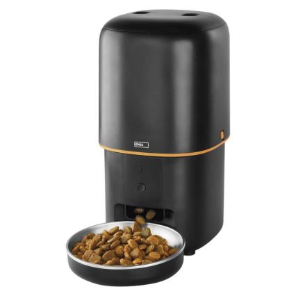 Automatisk foderautomat 4 l/5V/3xD svart Wi-Fi