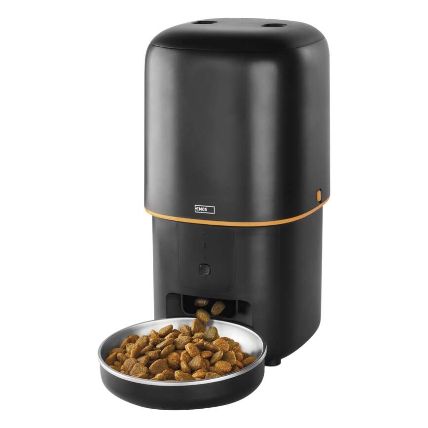 Automatisk foderautomat 4 l/5V/3xD svart Wi-Fi