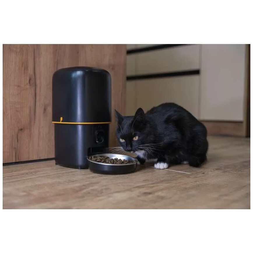 Automatisk foderautomat med mikrofon och kamera 4l/5V/3xD Wi-Fi