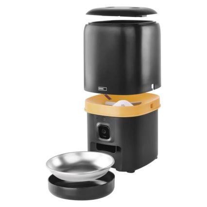 Automatisk foderautomat med mikrofon och kamera 4l/5V/3xD Wi-Fi