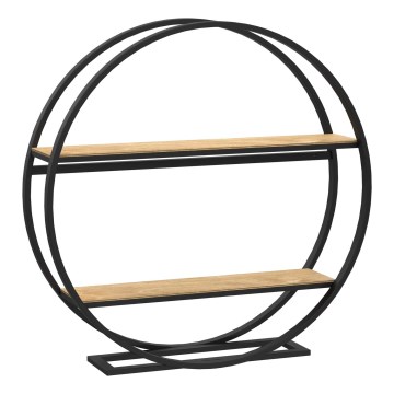 Avlastningsbord SHELF Ø 62,5 cm ek