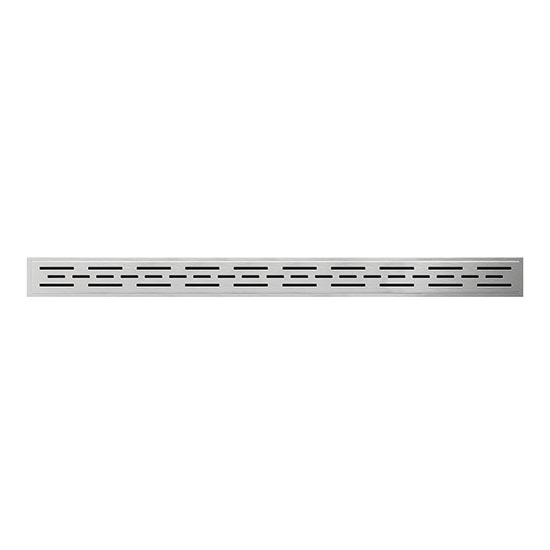 Avloppsränna 100 cm, rostfritt stål/silverfärgad