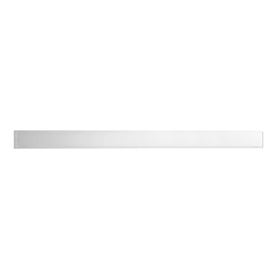 Avloppsränna 99,5x2,3 cm rostfritt stål/silver