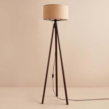AYD 1xE27/40W/230V brun/beige golvlampa